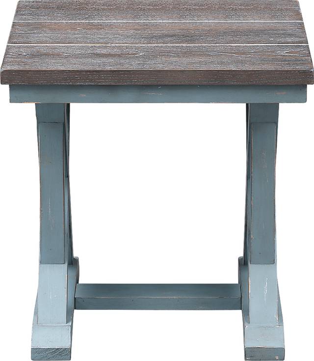 Grantland Blue End Table - Thumbnail - Image 2