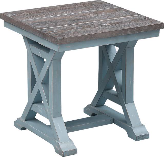 Grantland Blue End Table - Thumbnail - Image 1