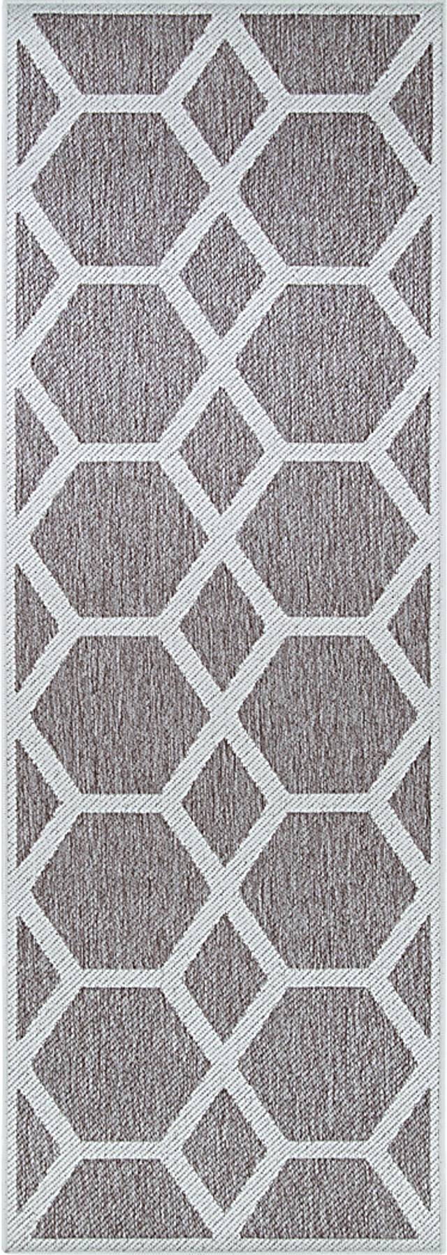 Grantley Coral 2'3 x 7'10 Indoor/Outdoor Runner Rug - Thumbnail - Image 2