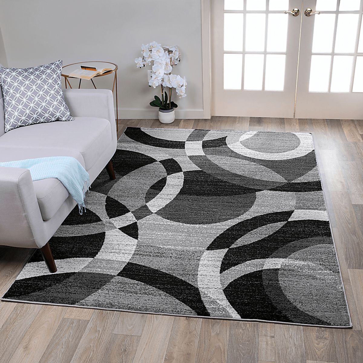 Grantley Gray Rug | Rooms to Go