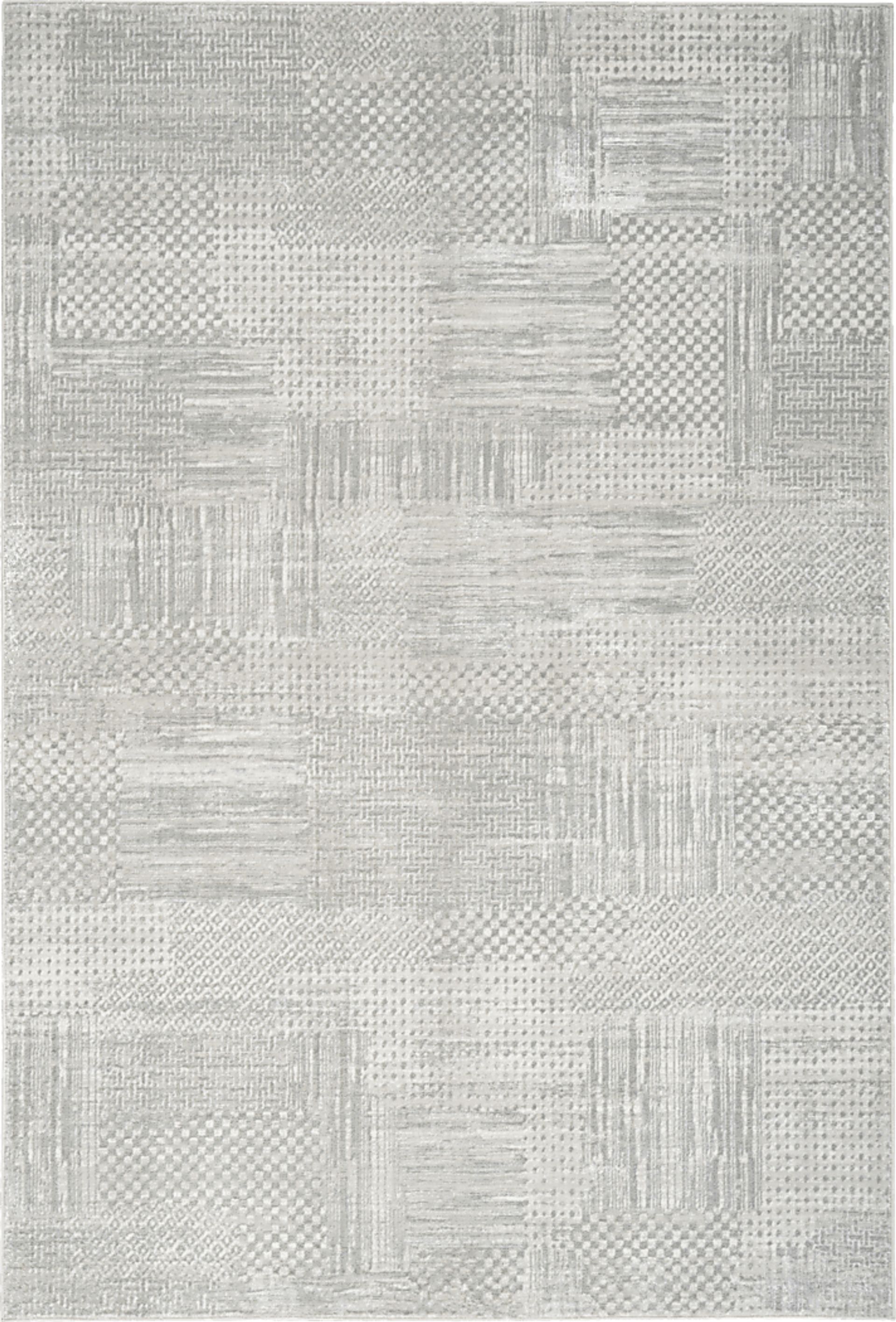 Granway Silver 3'11 x 5'11 Rug - Image 1