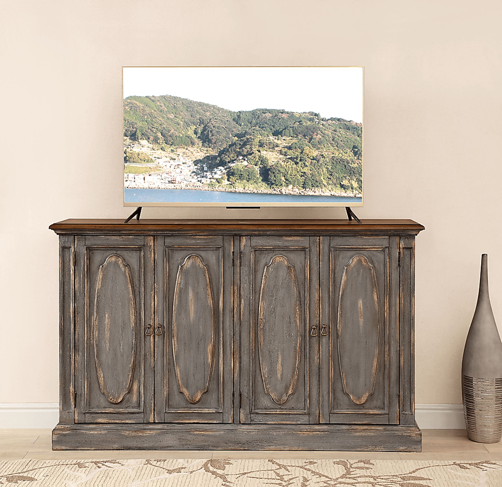 Granwood Brown Credenza - Image 6