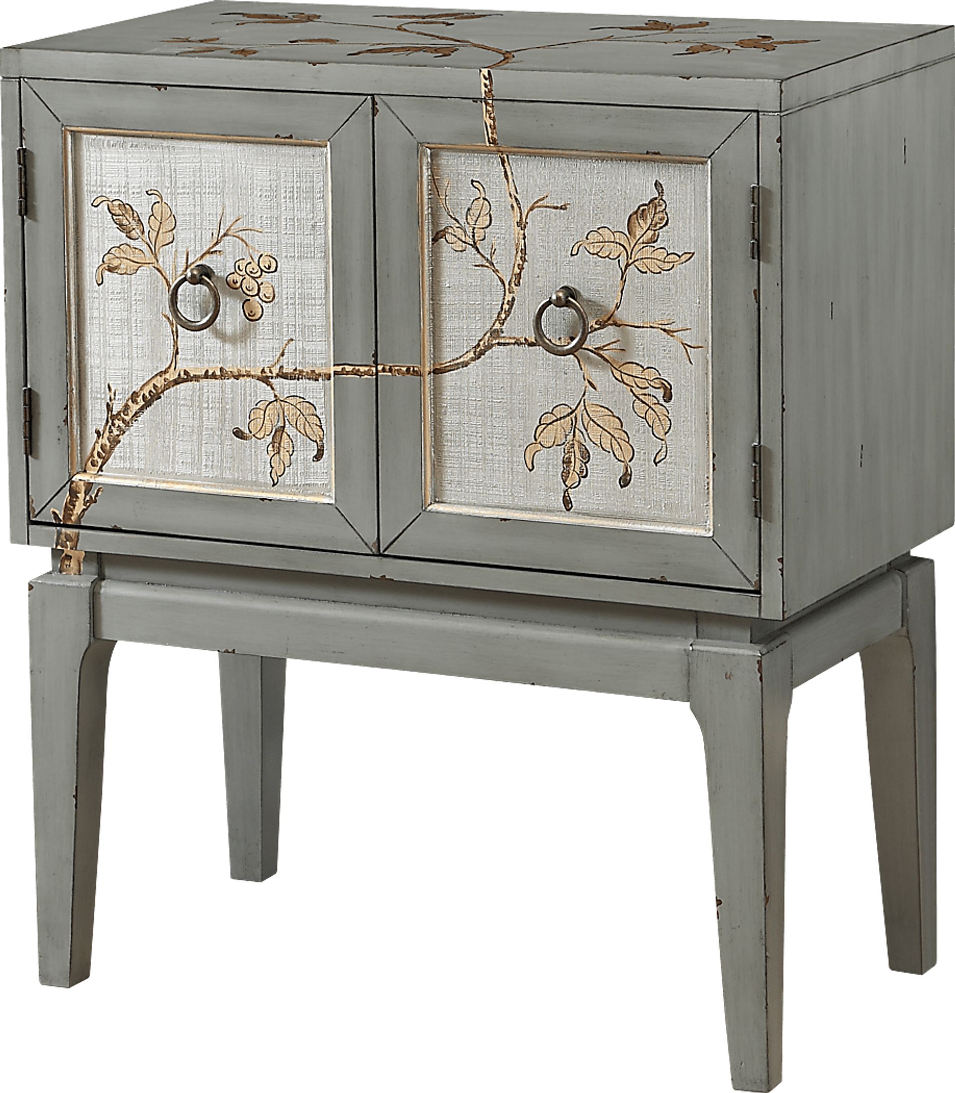 Grapevine Silver Accent Cabinet - Image 2