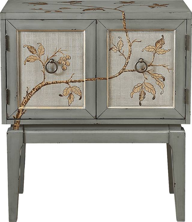 Grapevine Silver Accent Cabinet - Thumbnail - Image 1