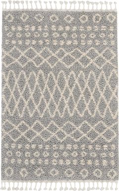 Graphic Patterns Silver 7'10 x 10'6 Rug