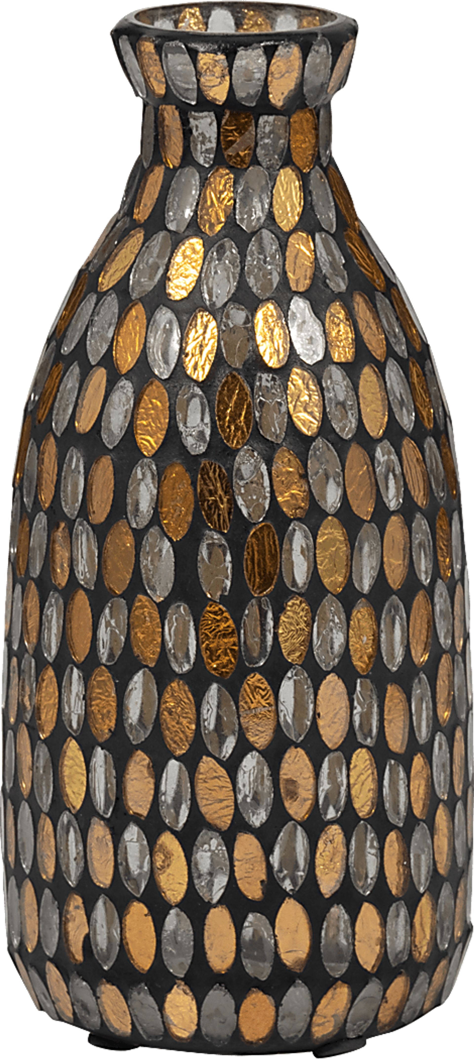 Graslon Bronze 9 in. Vase - Image 1