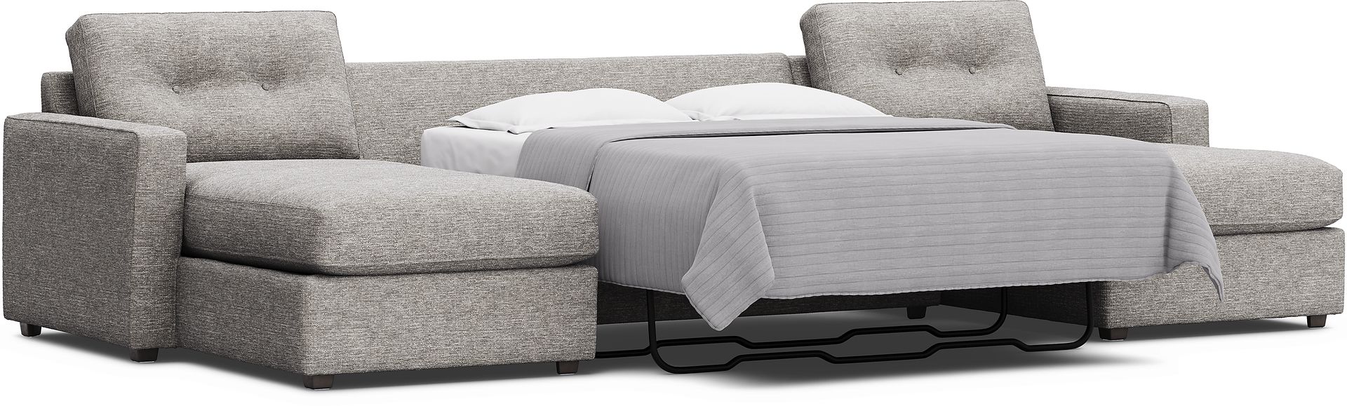 Gray 3 Pc ModularOne Gel Foam Sleeper - Image 3
