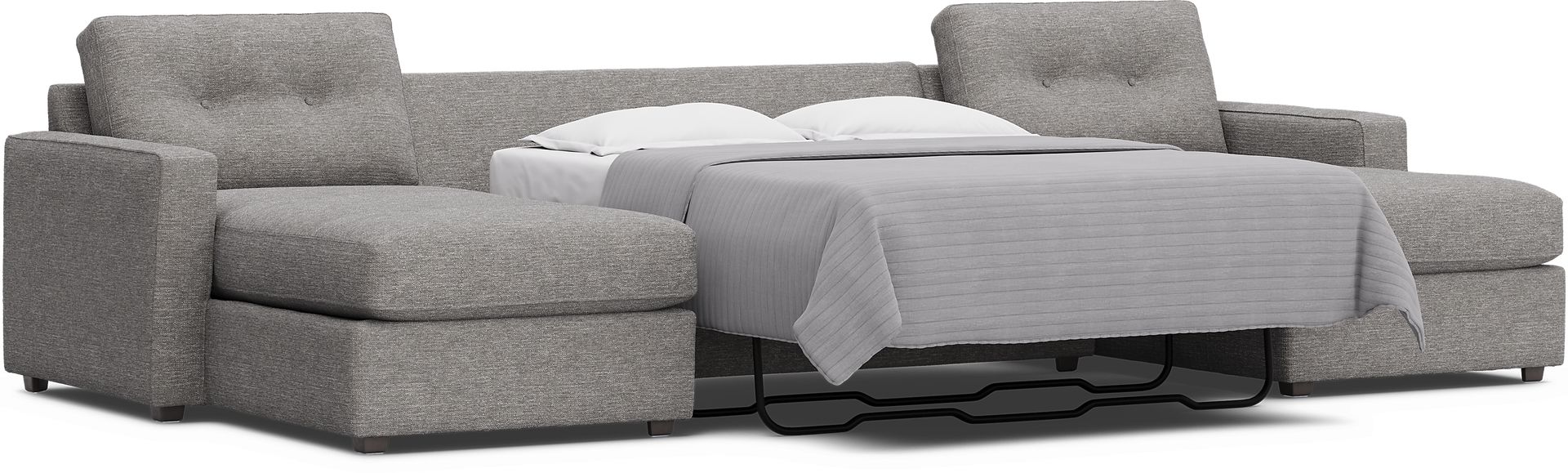 Gray 3 Pc ModularOne Gel Foam Sleeper - Image 2