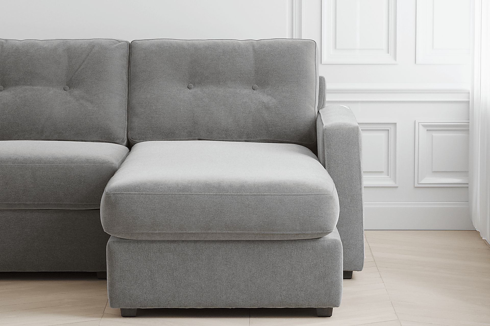 Gray 3 Pc ModularOne Gel Foam Sleeper - Image 6