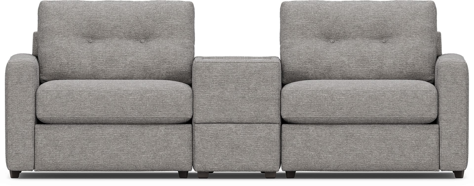 Gray 3 Pc ModularOne with Media Console - Image 2