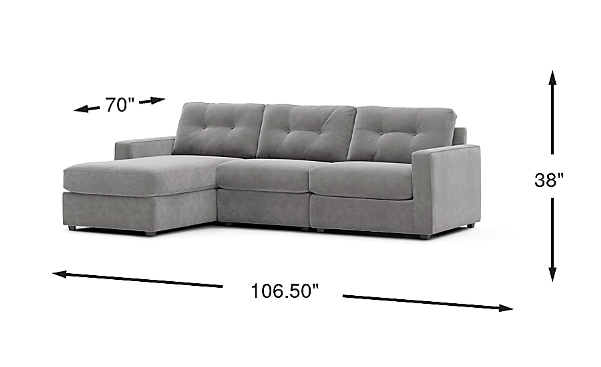 Dimension Image. Please refer to the Dimension Tab on this page for dimension details.