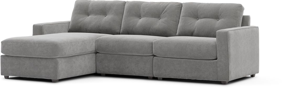 Gray 3 Pc Power Reclining ModularOne