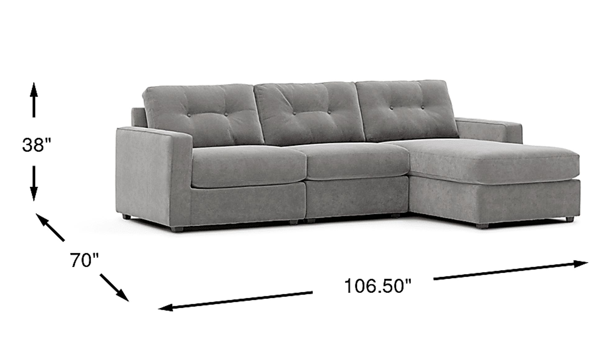 Dimension Image. Please refer to the Dimension Tab on this page for dimension details.