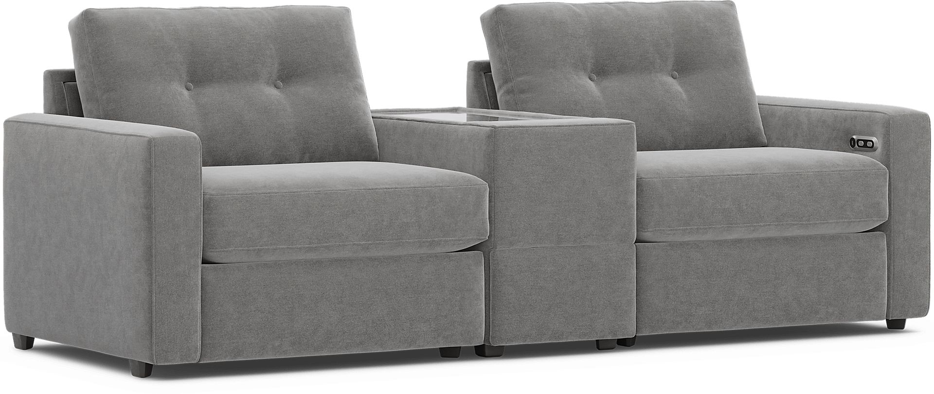 Gray 3 Pc Power Reclining ModularOne - Image 4
