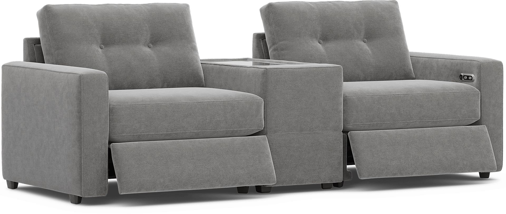Gray 3 Pc Power Reclining ModularOne - Image 1