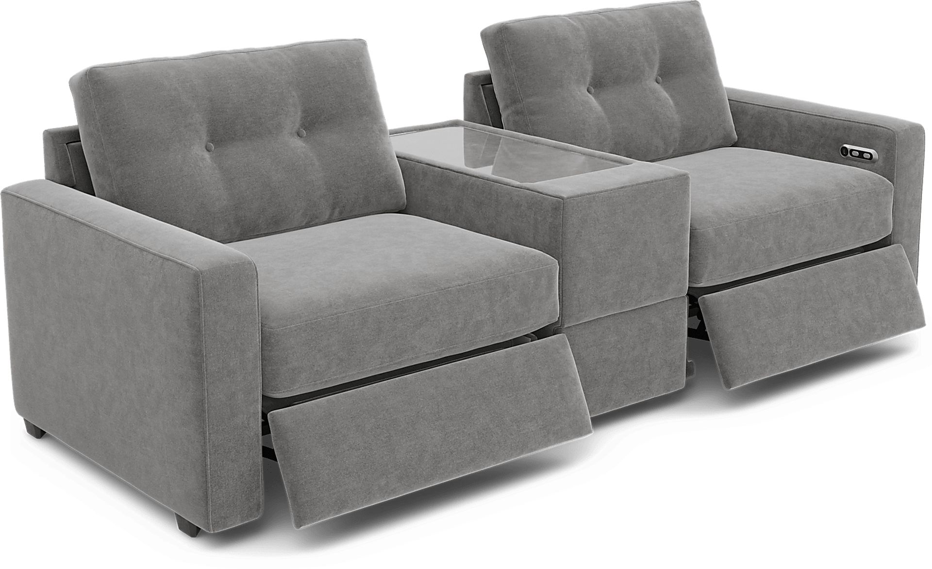 Gray 3 Pc Power Reclining ModularOne - Image 1