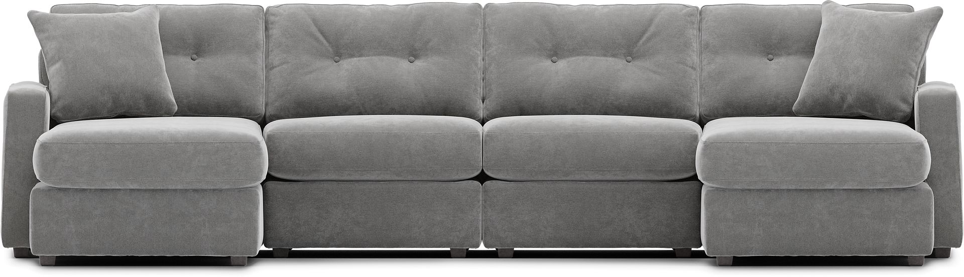 Gray 4 Pc Power Reclining ModularOne - Image 3