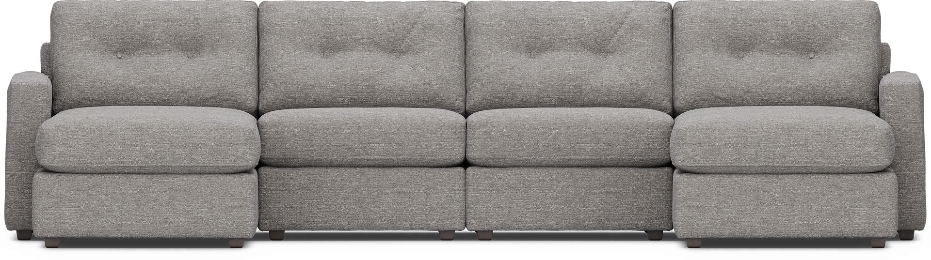 Gray 4 Pc Power Reclining ModularOne - Image 2