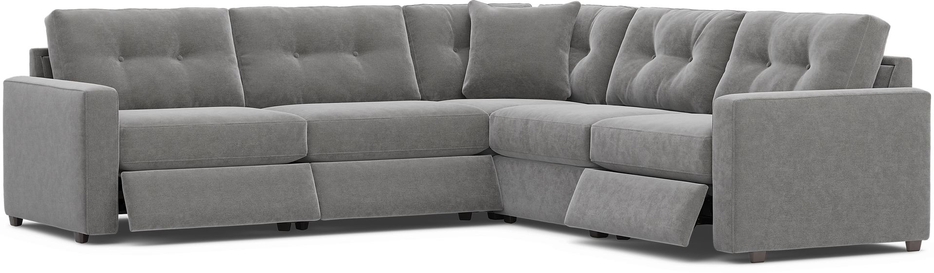Gray 5 Pc Power Reclining ModularOne - Image 1