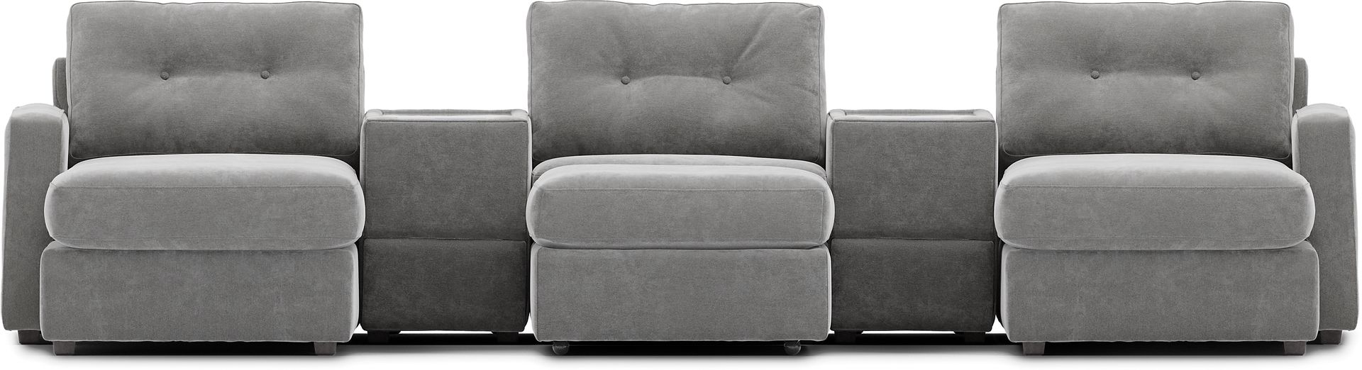 Gray 6 Pc ModularOne with Media Consoles - Image 3