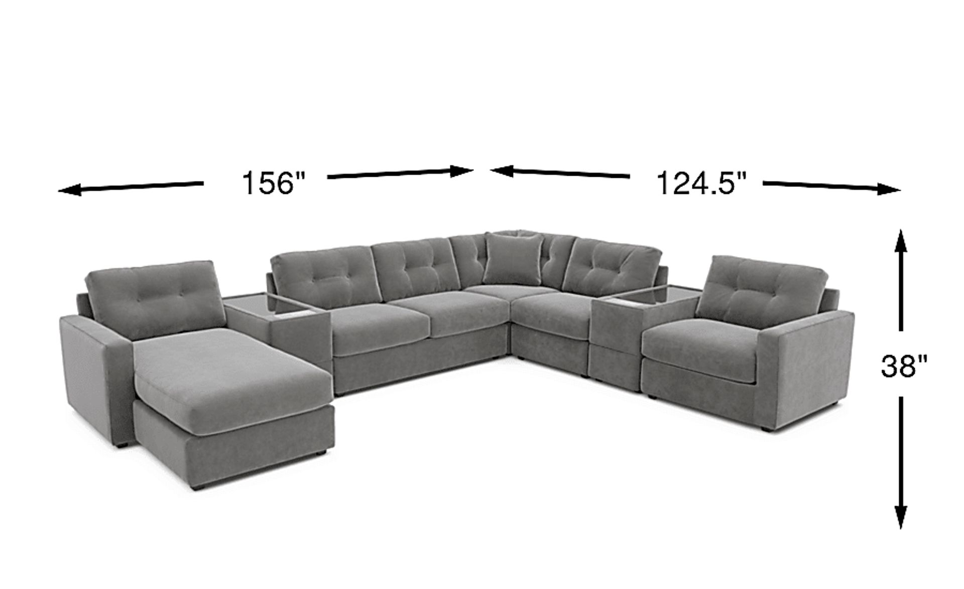 Dimension Image. Please refer to the Dimension Tab on this page for dimension details.