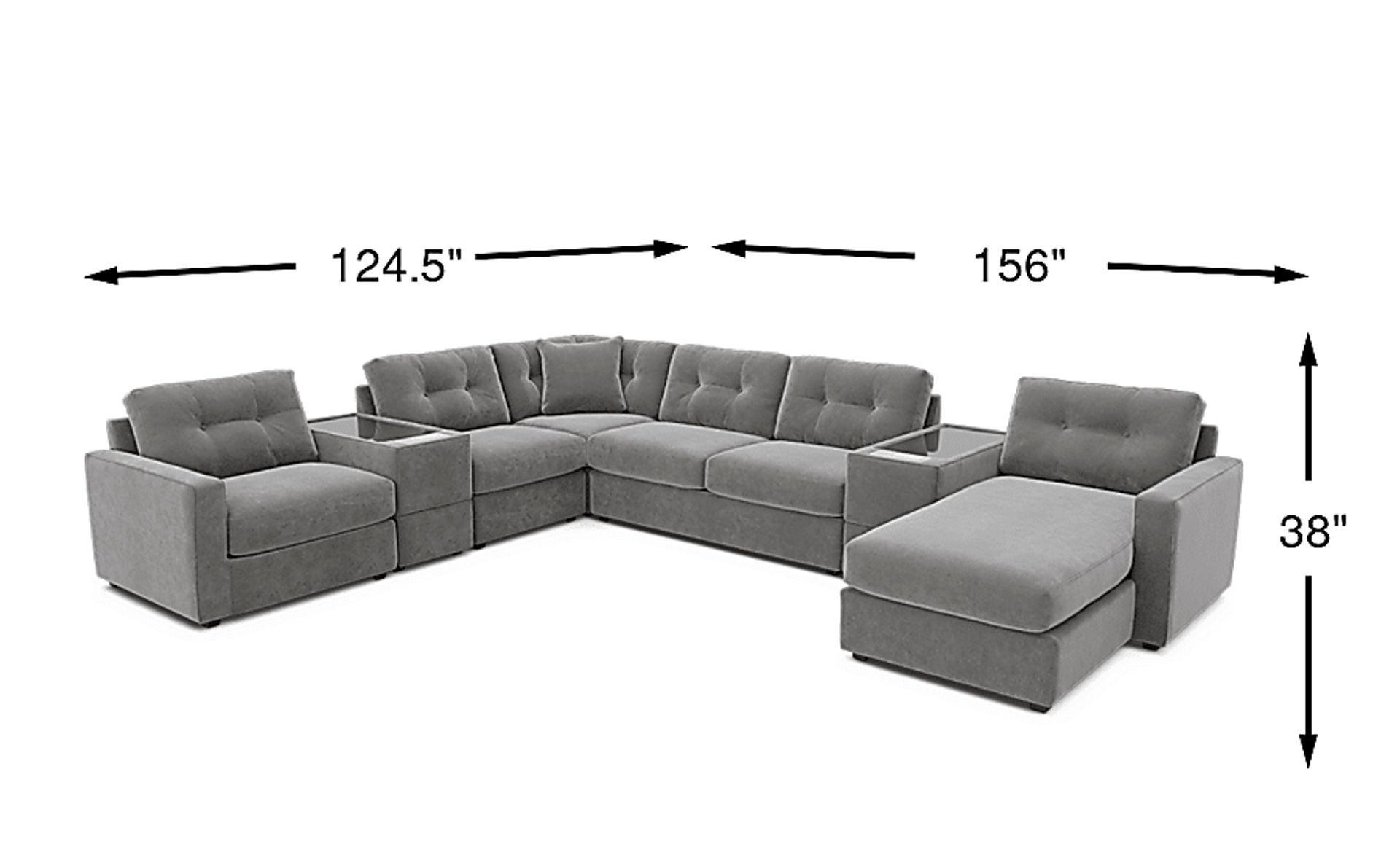 Dimension Image. Please refer to the Dimension Tab on this page for dimension details.