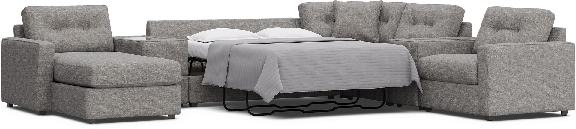 Gray 7 Pc ModularOne Sleeper - Image 2