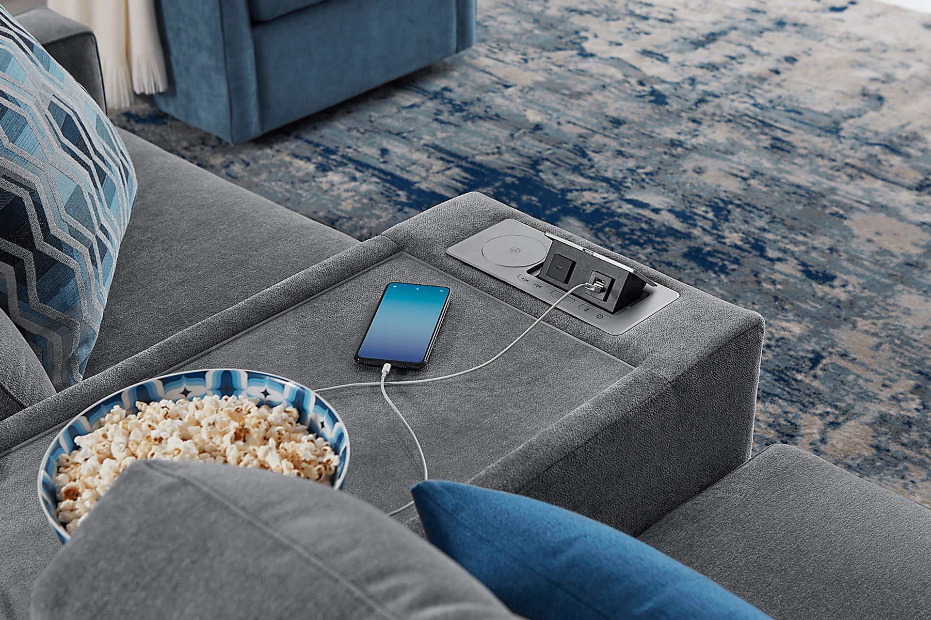 Gray 8 Pc ModularOne with Media Consoles - Image 7