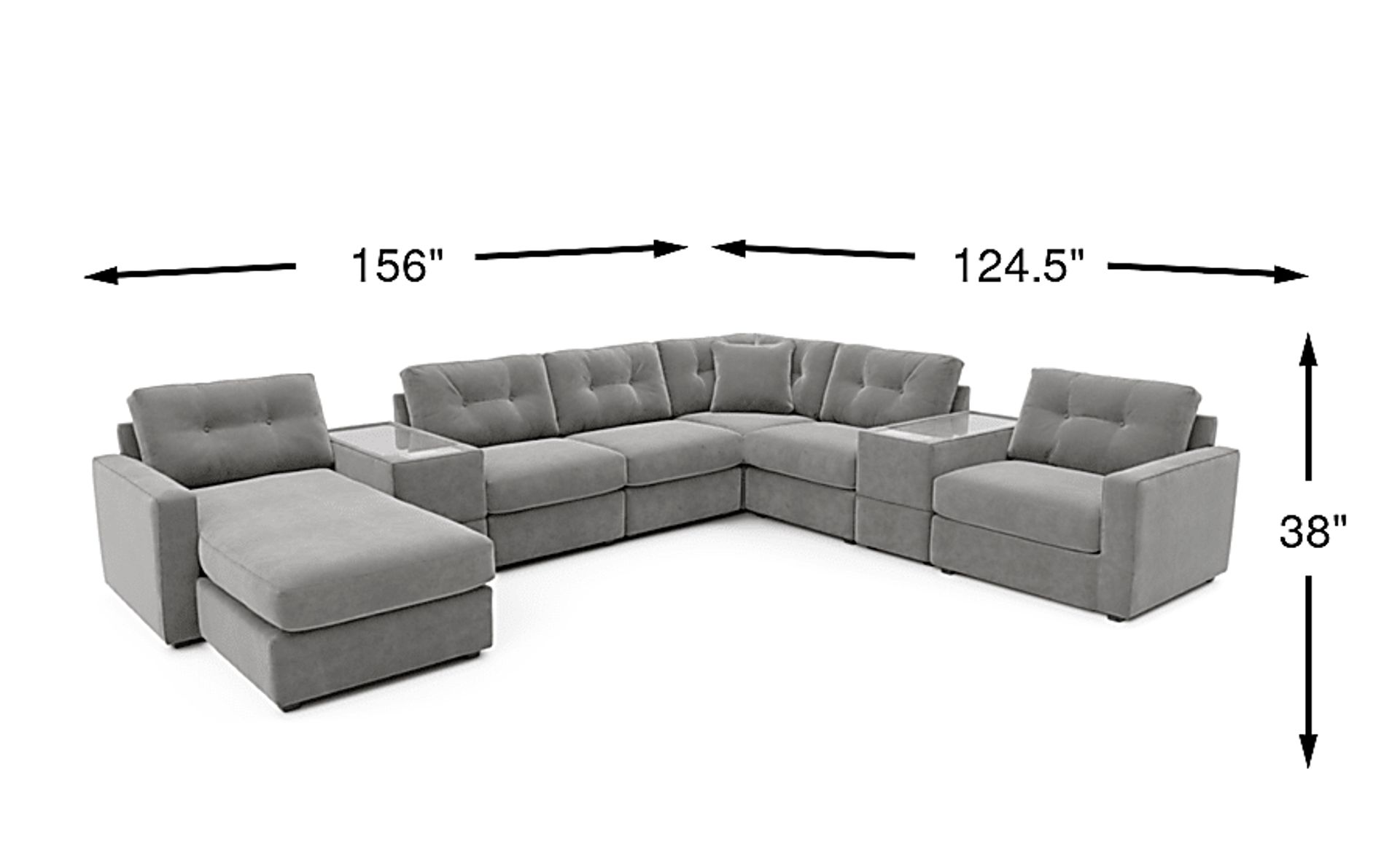 Dimension Image. Please refer to the Dimension Tab on this page for dimension details.