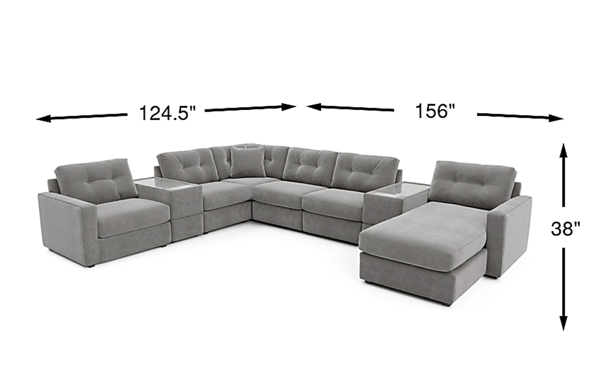 Dimension Image. Please refer to the Dimension Tab on this page for dimension details.