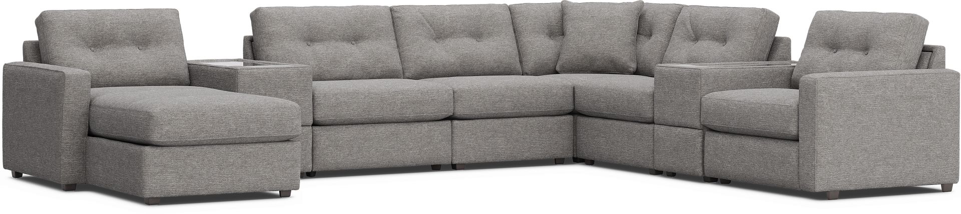 Gray 8 Pc ModularOne with Media Consoles - Image 3
