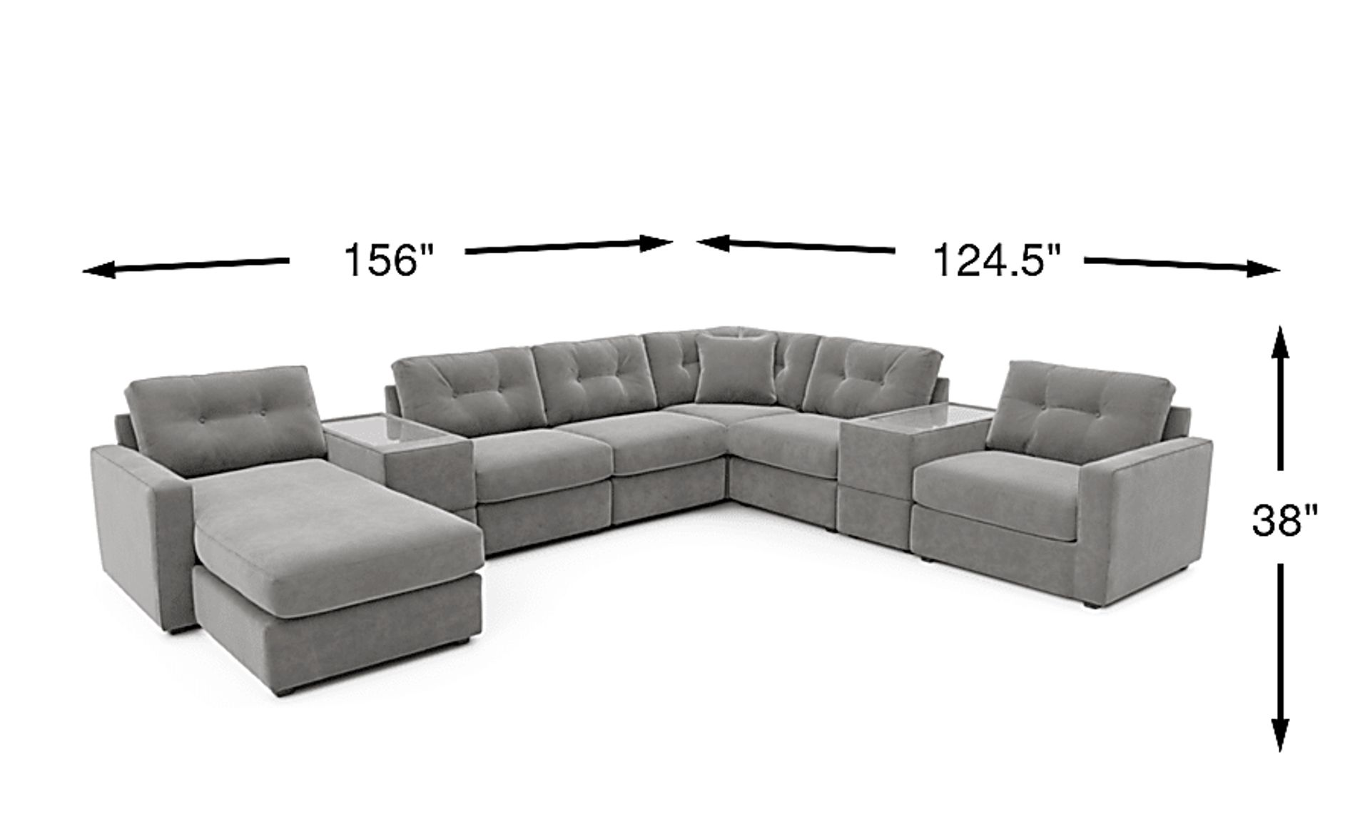 Dimension Image. Please refer to the Dimension Tab on this page for dimension details.