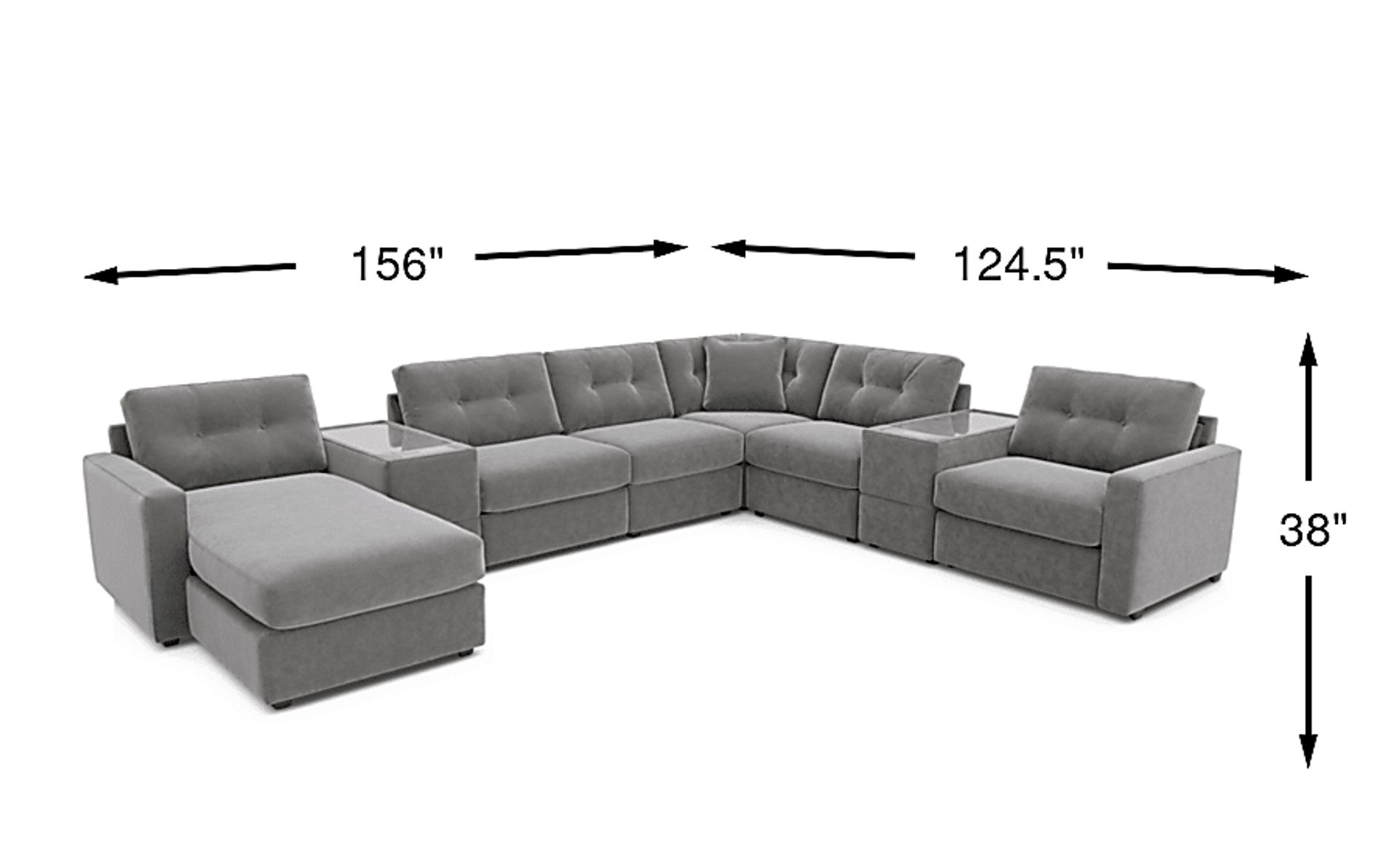 Dimension Image. Please refer to the Dimension Tab on this page for dimension details.