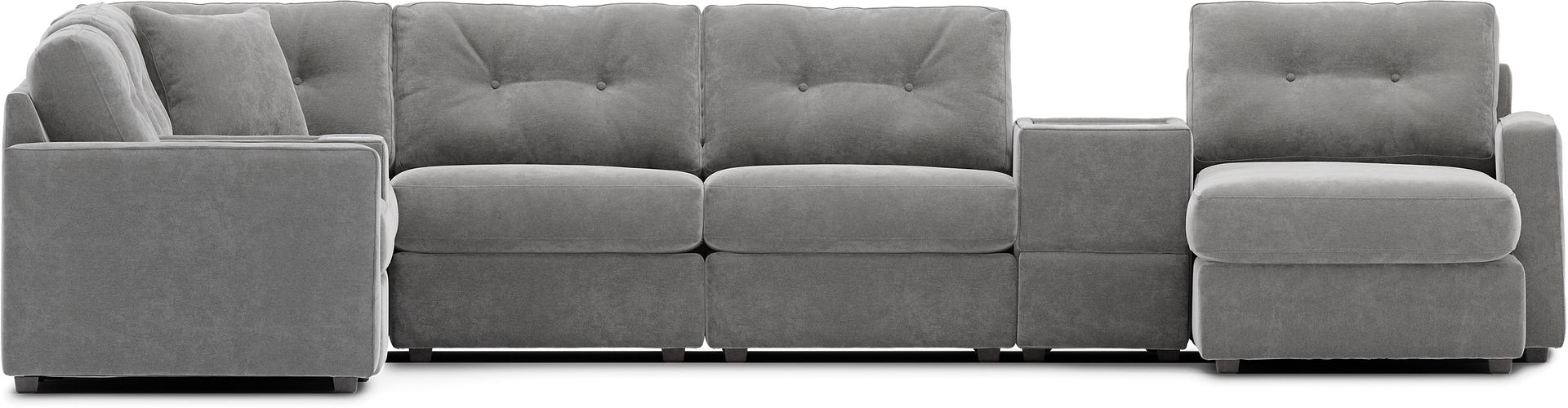 Ash 8 Pc Power Reclining ModularOne with Media Consoles - Image 2