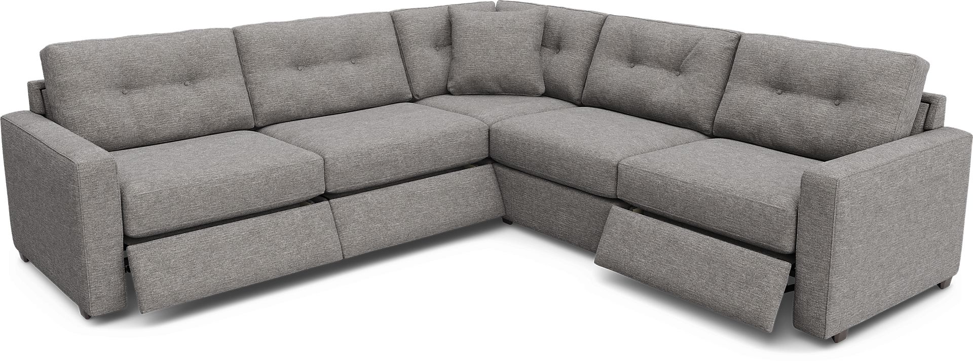 Gray 5 Pc Power Reclining ModularOne - Image 1
