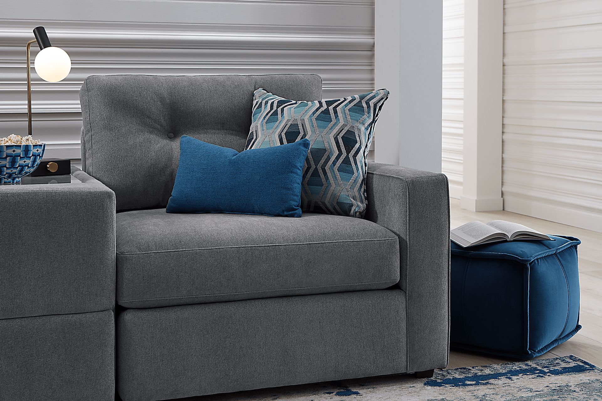 Gray 8 Pc Power Reclining ModularOne - Image 5