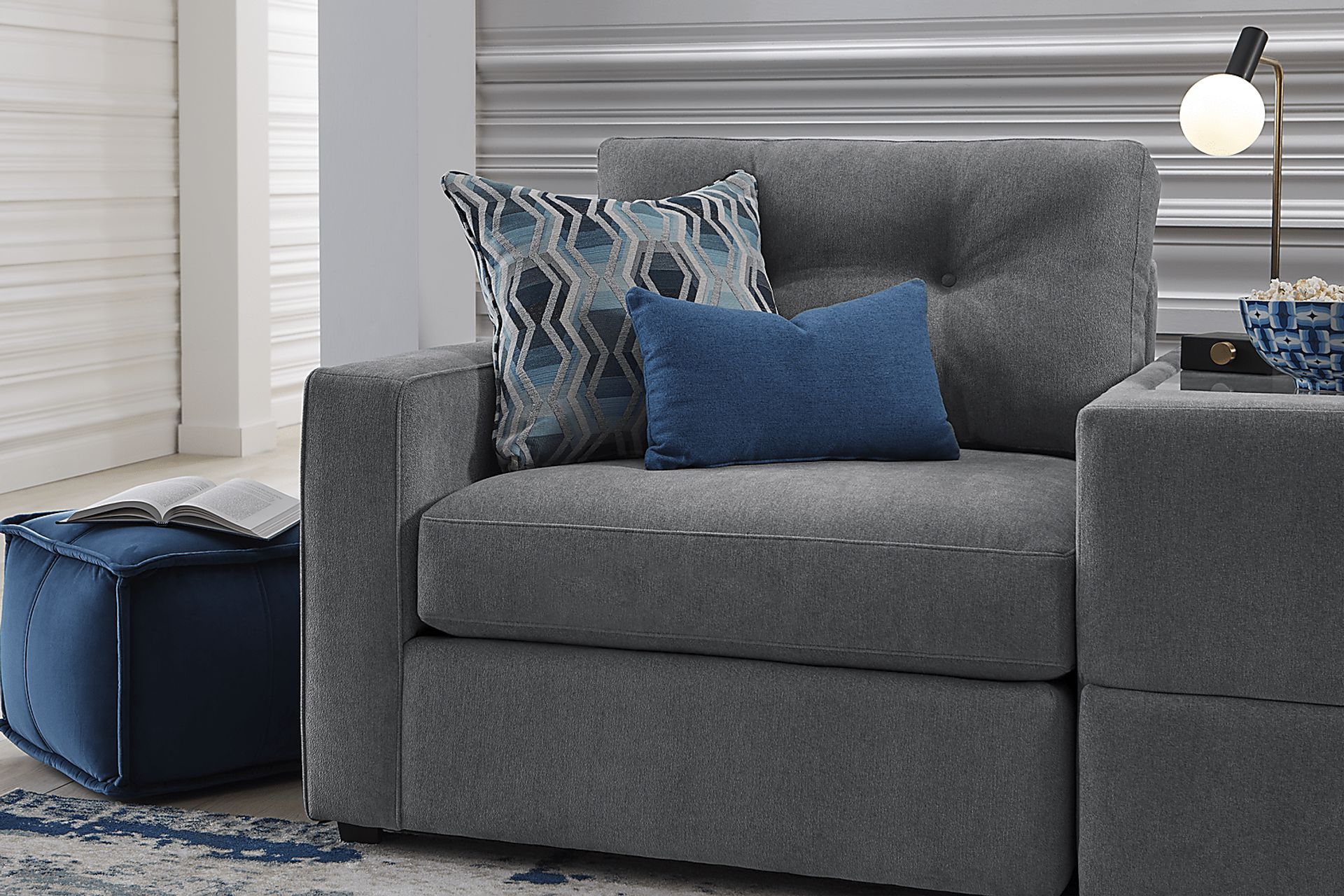 Gray 8 Pc Power Reclining ModularOne - Image 4