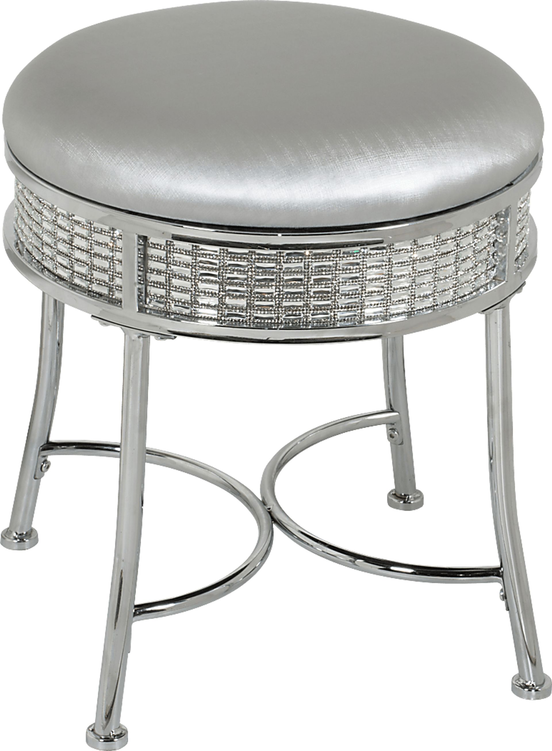 Grayhampton Gray Vanity Stool - Image 1