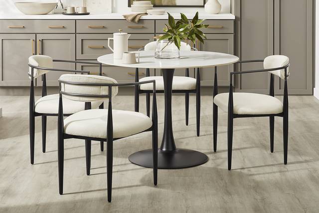 Grayhill White 5 Pc Dining Room - Thumbnail - Image 1