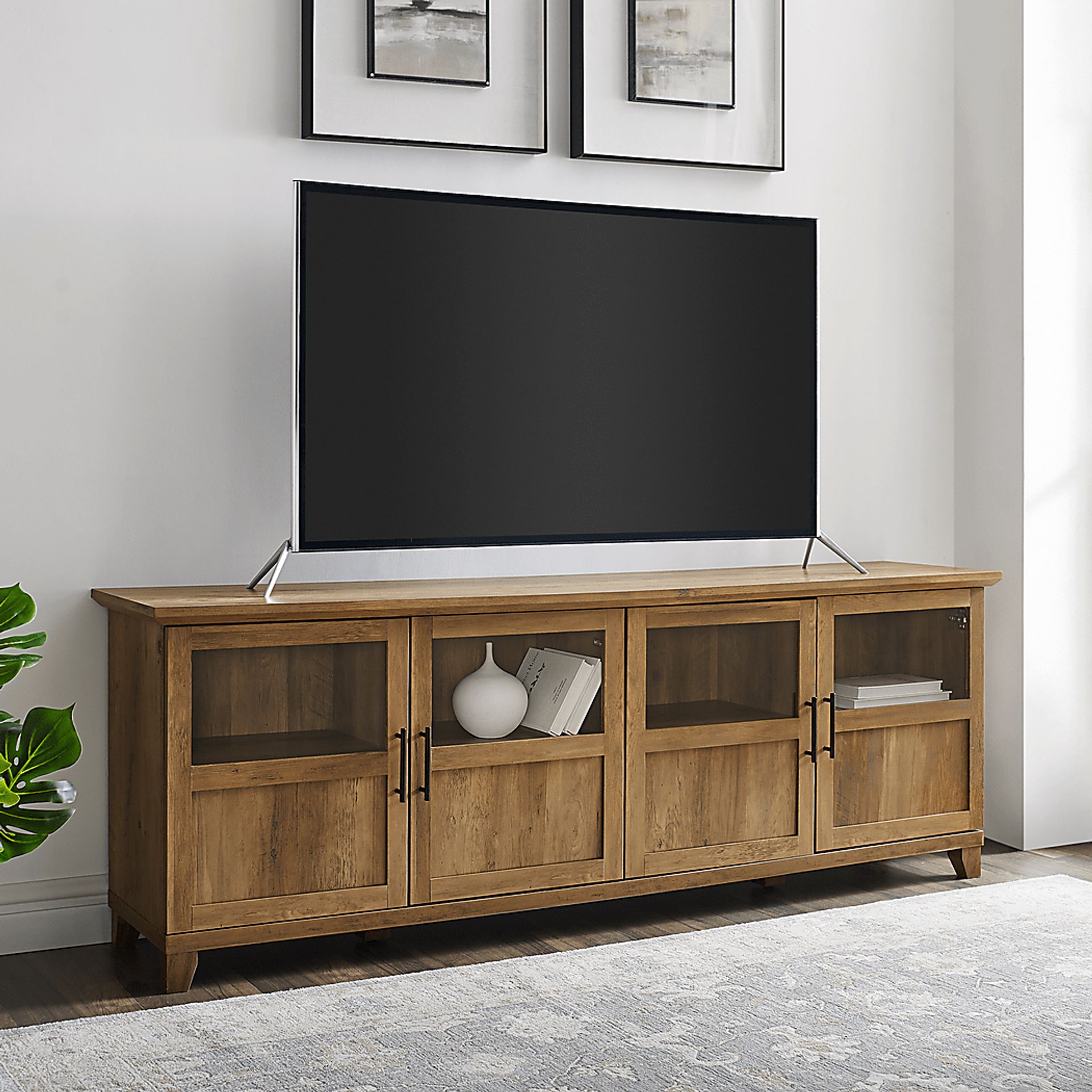 Grayledge Brown 70 in. Console - Image 4