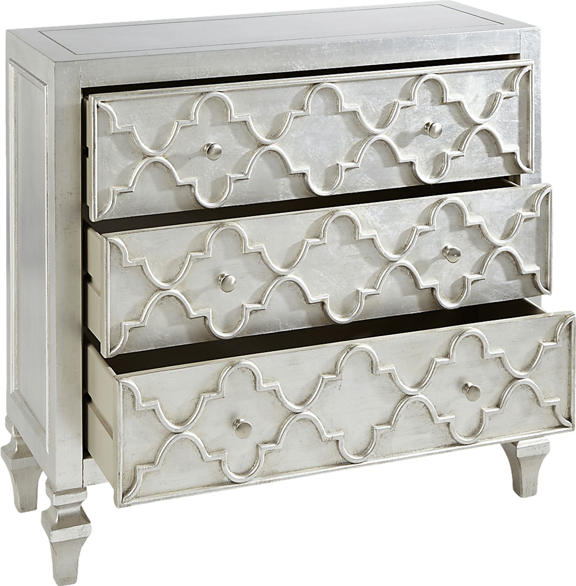 Grayling Silver Accent Cabinet - Image 4