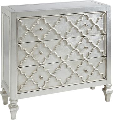 Grayling Silver Accent Cabinet