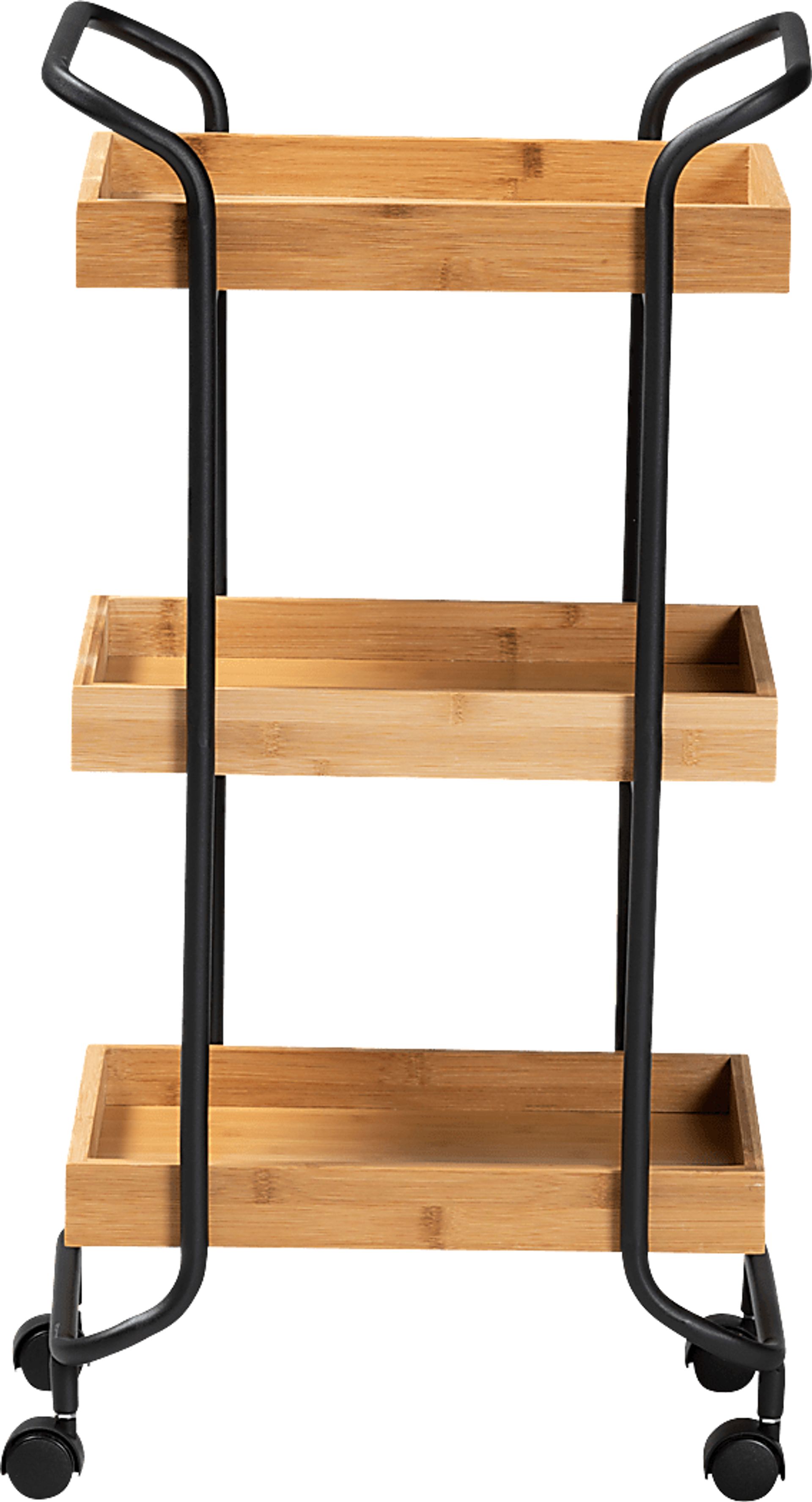 Graylyne Brown Kitchen Cart - Image 3