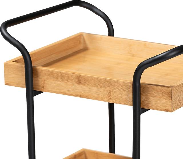 Graylyne Brown Kitchen Cart - Thumbnail - Image 5
