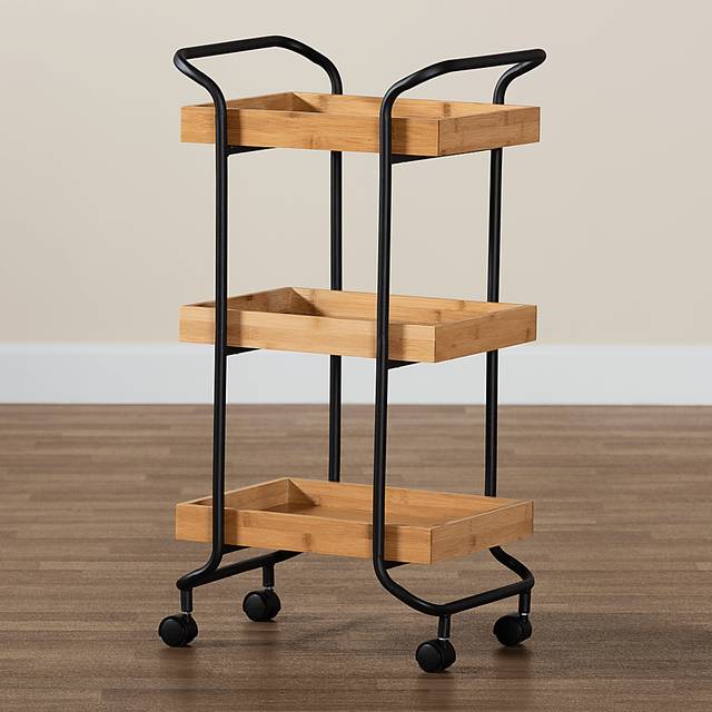 Graylyne Brown Kitchen Cart - Thumbnail - Image 8