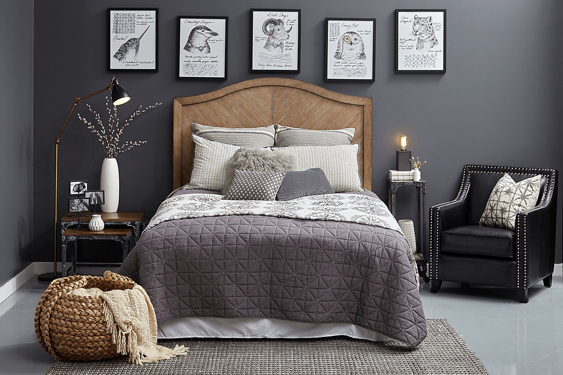 Graymoor Brown Full/Queen Headboard - Image 5