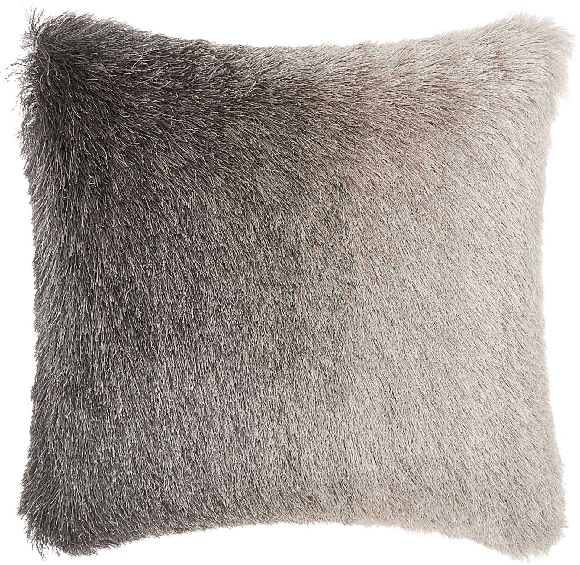 Grayscale Gray Accent Pillow - Image 1