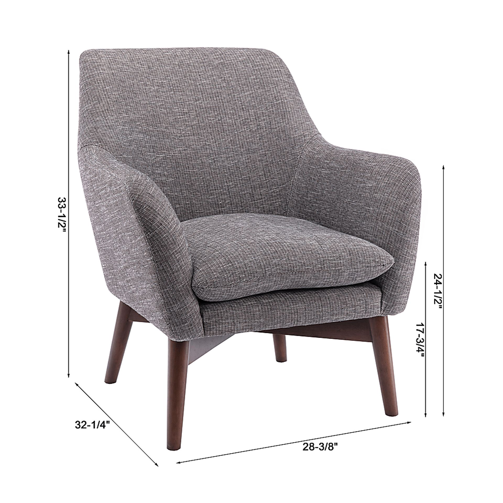 Grayslake Dark Gray Accent Chair - Image 13
