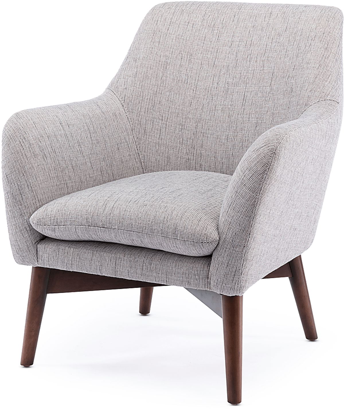Grayslake Gray Polyester Fabric Accent Chair | Rooms to Go