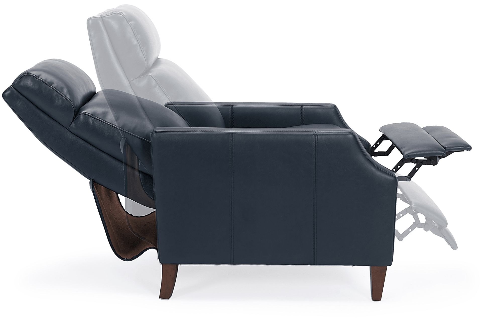 Grayview Blue Push Back Recliner - Image 11